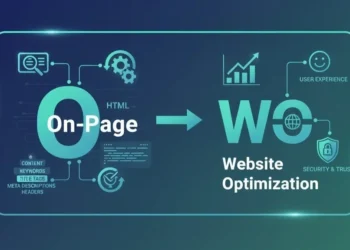 On-page SEO strategies for website optimization infographic