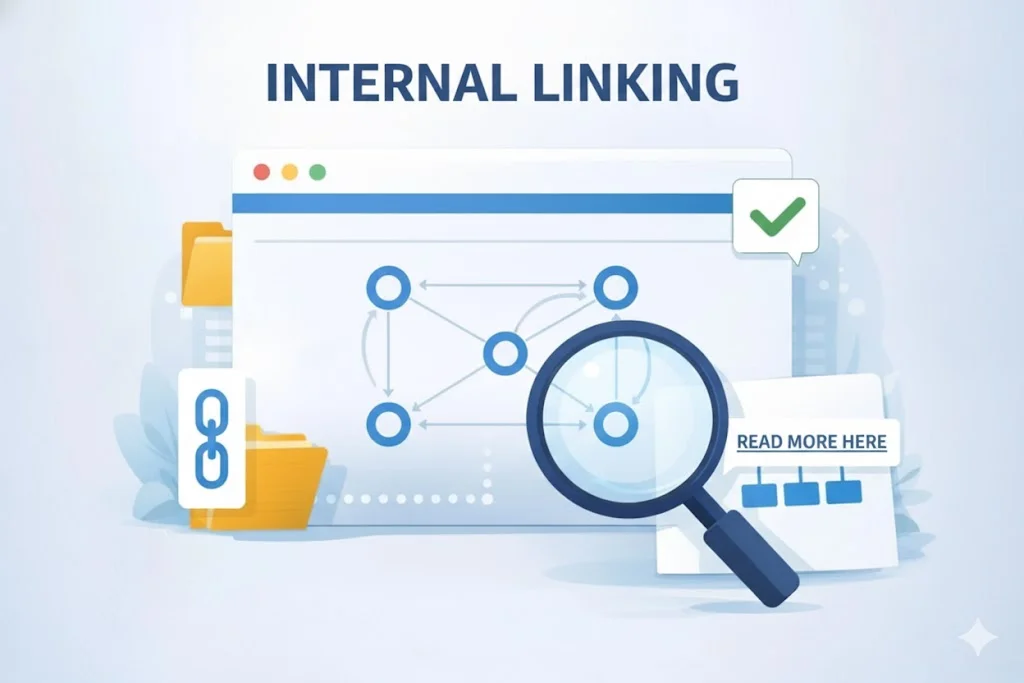 Internal linking structure for on-page SEO
